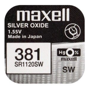 Bateria SR1120SW 381 /P10/ - Maxell