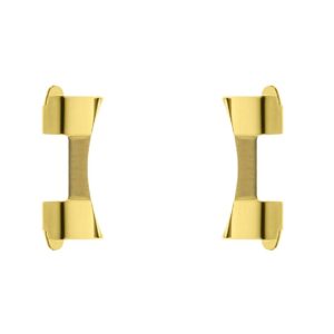 Adapter (wypełniacz) do bransolet 304 S.S. - 24 mm - IP zloty - zestaw 2 szt.