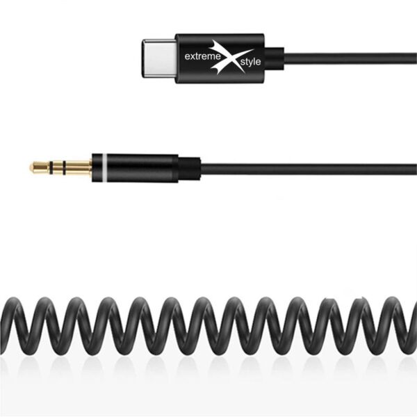 Cable AUX USB type-C - Jack 3.5 mm - eXtreme® - 150 cm - black