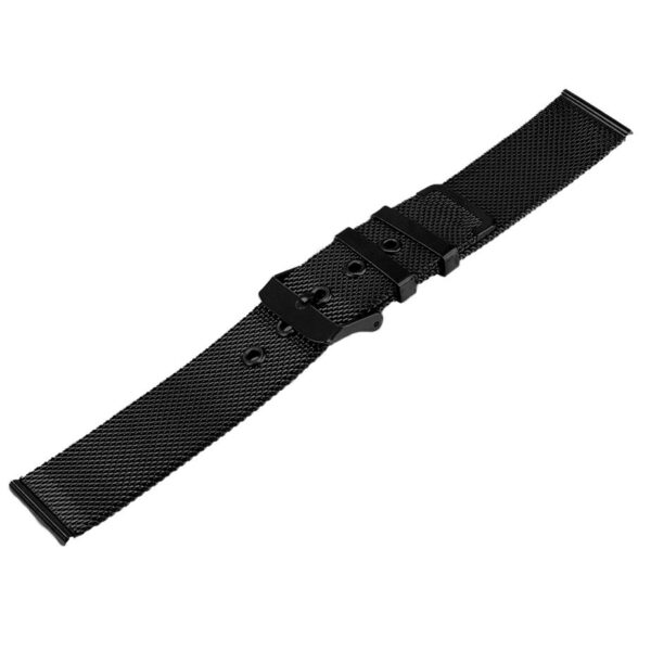 Bransoleta siatka klamra model 6 - 22 mm - IP czarna