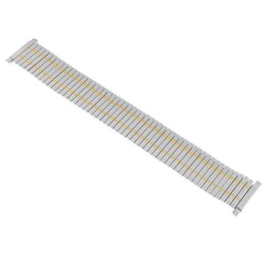 Bransoleta rozciągana - model 1 - długość 14,5 cm - IP srebrno-złota - 20 mm