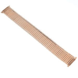 Bransoleta rozciągana - model 3 - długość 16,5 cm - IP różowe złoto - 18 mm
