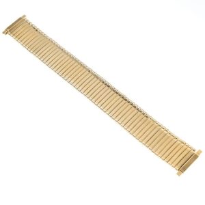 Bransoleta rozciągana - model 3 - długość 16,5 cm - IP złota - 18 mm