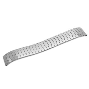 Bransoleta rozciągana - model 8 - długość 16 cm - srebrna - 22 mm