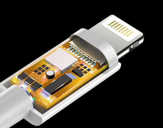 Cable Power Delivery USB type-C - Lightning - eXtreme® - 1 m - white