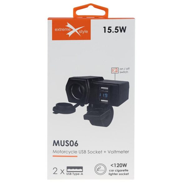 Motorcycle usb socket - MUS06