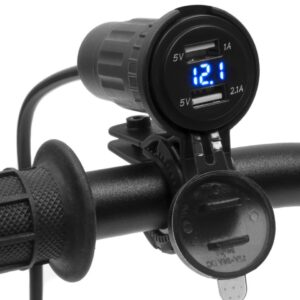 Motorcycle usb socket - MUS10 + adapter