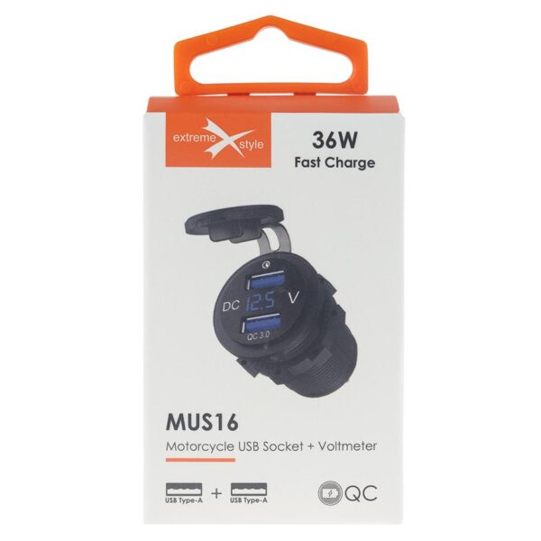 Motocyklowe gniazdo USB - eXtreme® MUS16