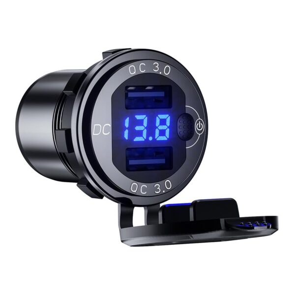 Motorcycle socket 2 x USB QC 3.0 - eXtremestyle® - 36 W - MUS33
