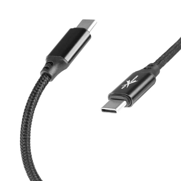 Reinforced cable Ampere USB type-C - USB type-C - 100 W - eXtremestyle® - 1.5 m - black