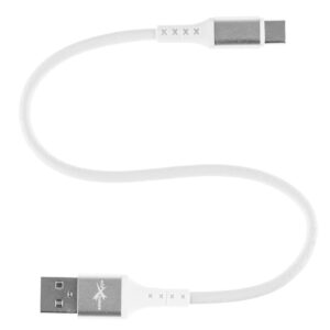 Wzmocniony kabel Ampere USB - USB typ-C - eXtremestyle® - 0.3 m - biały