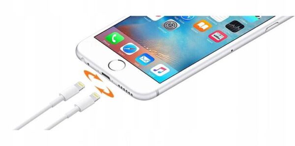 Wzmocniony kabel Ampere USB typ-C - iPhone Lightning - eXtremestyle® - 1 m - biały