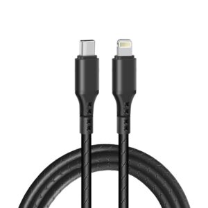 Reinforced cable Ampere USB type-C - iPhone Lightning - eXtremestyle® - 1 m - black