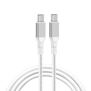 Wzmocniony kabel Ampere USB typ-C - USB typ-C - eXtremestyle® - 2 m - biały