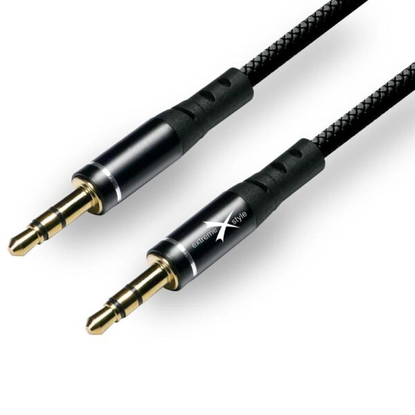 Cable eXtreme Audio AUX - Jack 3.5 mm - 200 cm - black