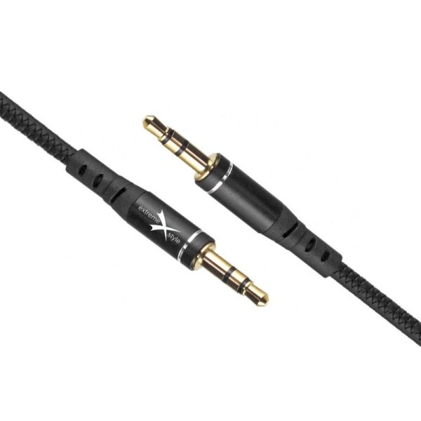 Cable eXtreme Audio AUX - Jack 3.5 mm - 200 cm - black