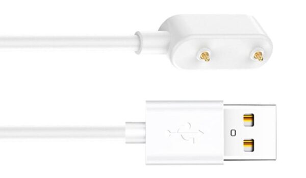 Ładowarka magnetyczna kabel USB do Huawei Band - 1 m - biała