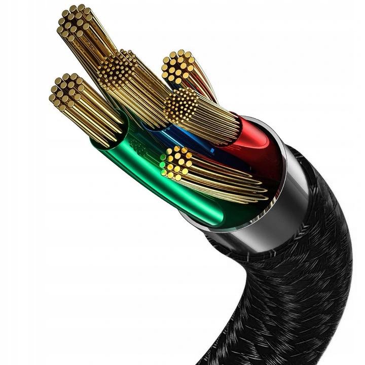 Kabel pleciony USB Typ-C - USB Typ-C - eXtreme® - 100 cm - czarny