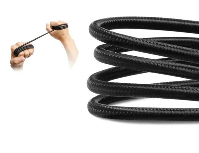 Kabel pleciony USB Typ-C - USB Typ-C - eXtreme® - 100 cm - czarny