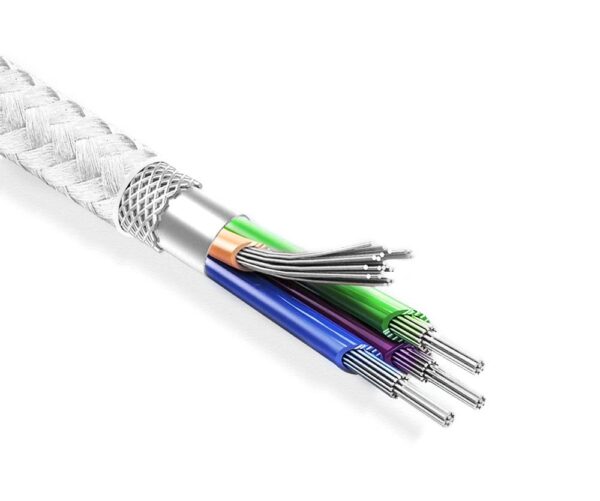 Braided cable USB type-C - USB type-C - eXtreme® - 200 cm - white