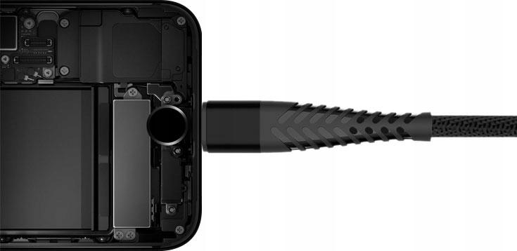 Braided cable eXtreme® Spider USB type-C - USB type-C 1.5 m - black