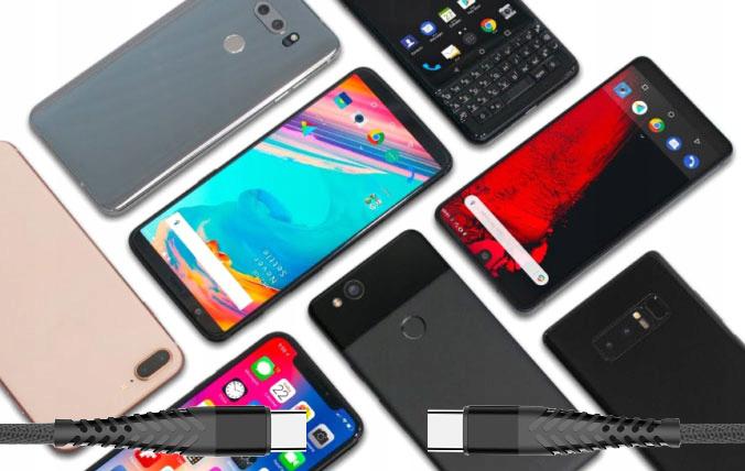 Braided cable eXtreme® Spider USB type-C - USB type-C 1 m - black