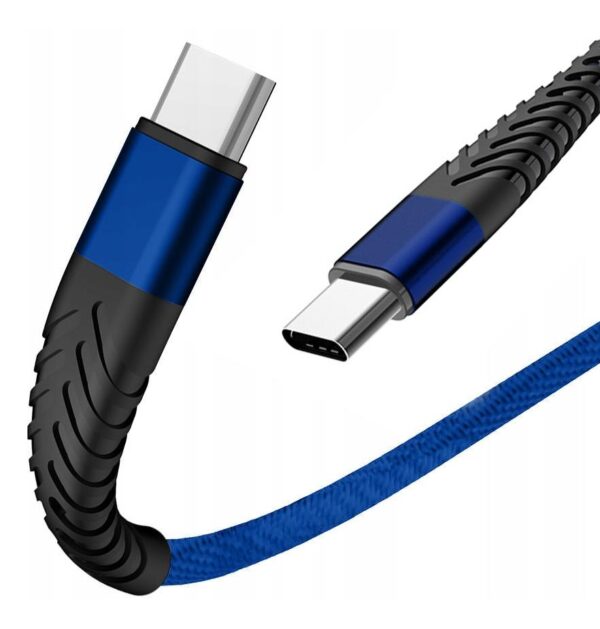 Braided cable eXtreme® Spider USB type-C - USB type-C 1.5 m - blue