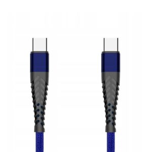 Braided cable eXtreme® Spider USB type-C - USB type-C 1.5 m - blue