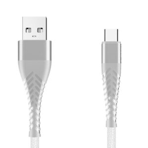 Braided cable eXtreme® Spider USB - USB type-C 1 m - white