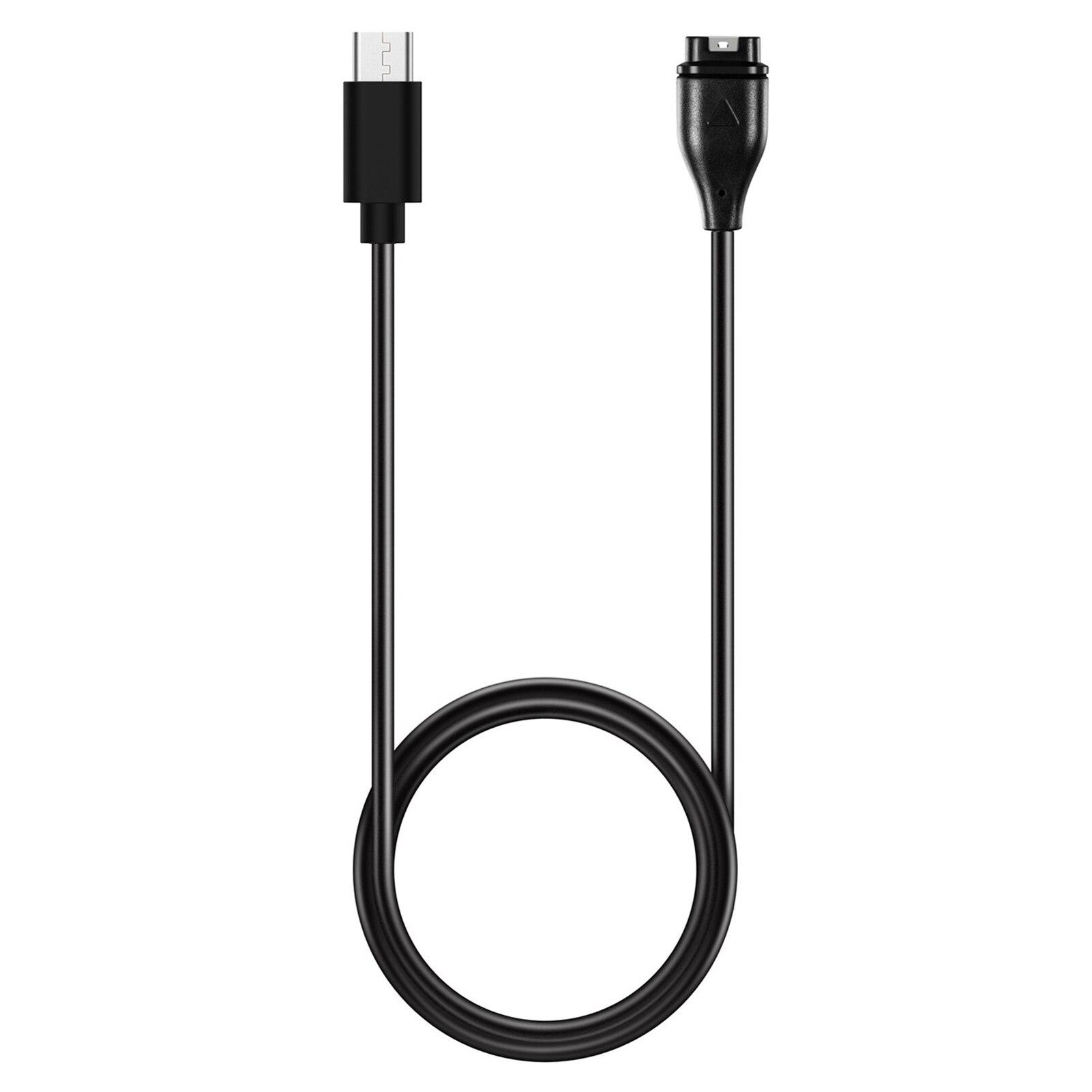 Ładowarka kabel USB type-C do Garmin - 1 m - czarna