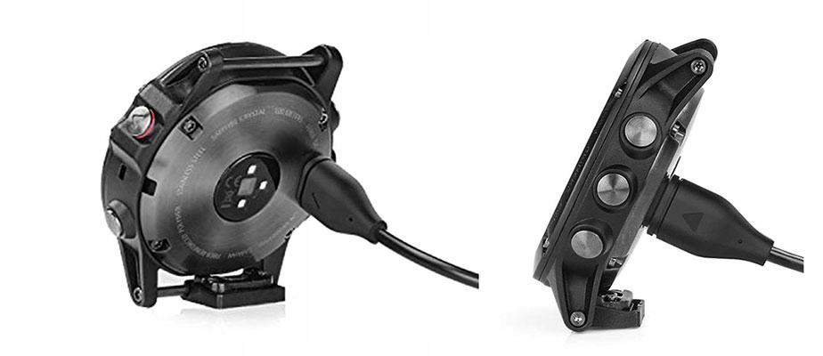 Ładowarka kabel USB type-C do Garmin - 1 m - czarna