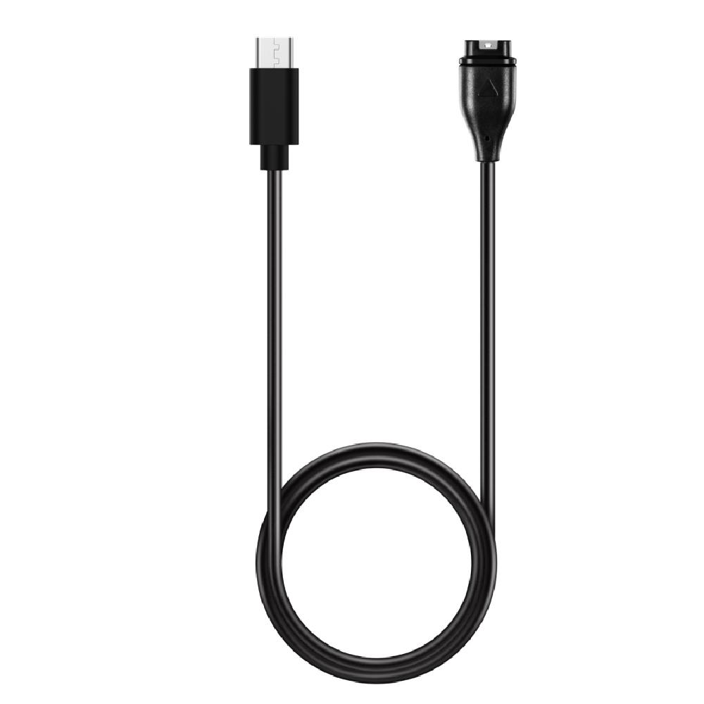 Ładowarka kabel USB type-C do Garmin - 1 m - czarna