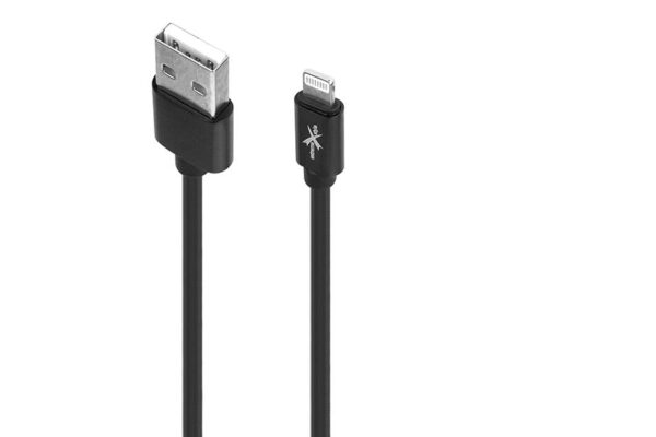 Kabel do telefonu iPhone Lightning - eXtreme® - 30 cm - czarny