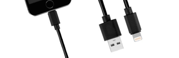 Kabel do telefonu iPhone Lightning - eXtreme® - 30 cm - czarny