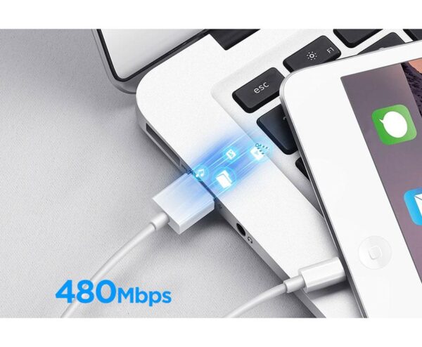 Cable eXtreme USB 2.0 - USB type-C - 200 cm - white