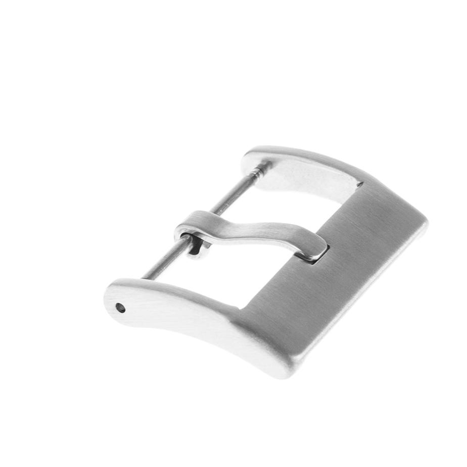 Klamra solid - srebrna - półmatowa - 20 mm