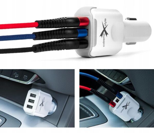 Car charger eXtreme® 3 x USB 4.4A - ACC44-3U