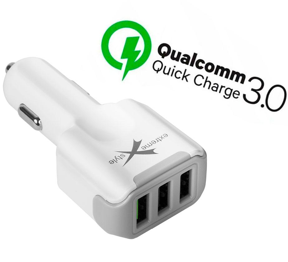 Ładowarka samochodowa do telefonu 3 x USB quick charge 3.0 - eXtreme® - 8.2A - ACC82-3UQC