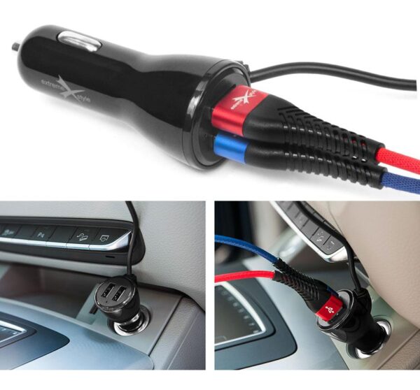 Car charger eXtreme Ampere USB type-C + 2 x USB 4A - ACCC2U4B