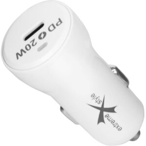 Ładowarka samochodowa eXtreme® Ampere - PD - ACCC320W - biała