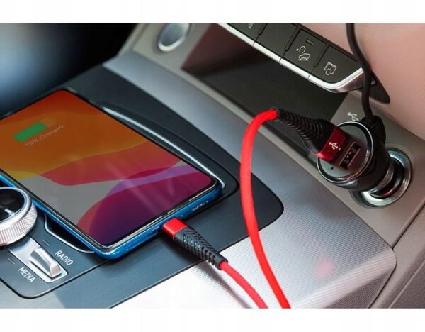 Ładowarka samochodowa do telefonu micro USB + 2 x USB - eXtreme® Ampere - 4A - ACCM2U4B