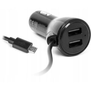 Car charger eXtreme Ampere micro USB + 2 x USB 4A - ACCM2U4B