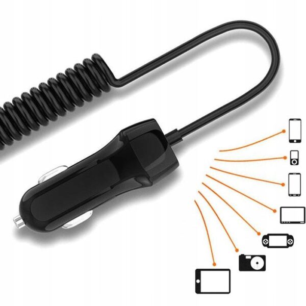 Car charger eXtreme Ampere micro USB + USB 3.1A - ACCMU31B
