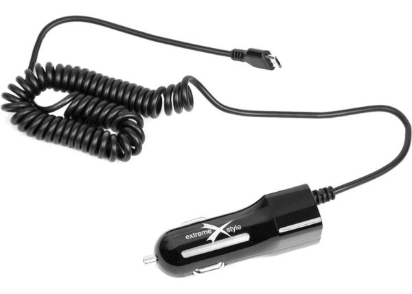 Ładowarka samochodowa do telefonu micro USB + USB - eXtreme® - 2.1A - NCC21MU