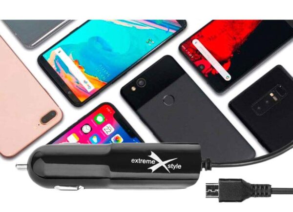 Ładowarka samochodowa do telefonu micro USB - eXtreme® - 2.1A - NCC21M
