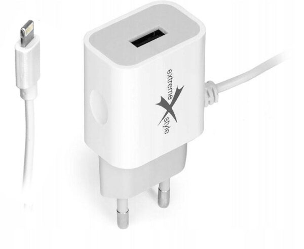 Travel charger eXtreme Ampere iPhone Lightning + USB 2.4A - ATCIU24W