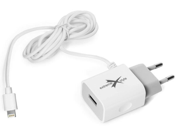 Travel charger eXtreme Ampere iPhone Lightning + USB 2.4A - ATCIU24W