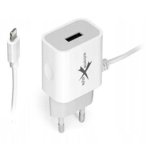 Travel charger eXtreme Ampere iPhone Lightning + USB 2.4A - ATCIU24W