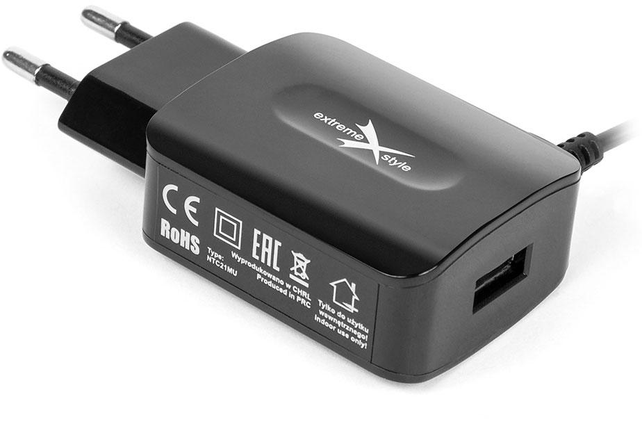 Travel charger eXtreme® micro USB + USB 2.1A - NTC21MU