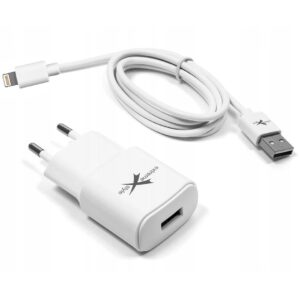 Travel charger eXtreme® USB 2.1A + cable iPhone Lightning - NTC21U+CI
